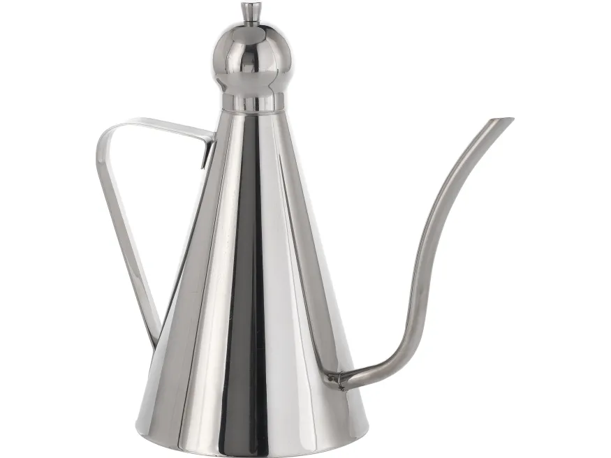 Gi.Metal Stainless steel oil can 1 lt