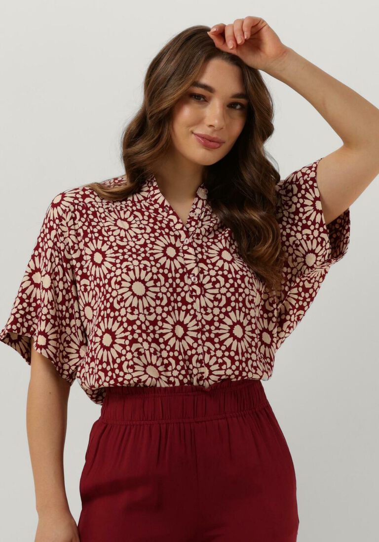 BY-BAR bordeaux by-bar top bo sunflower blouse