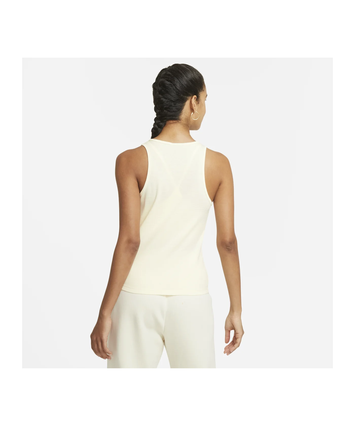 Nike Essential Tanktop Damen Beige Weiss F113