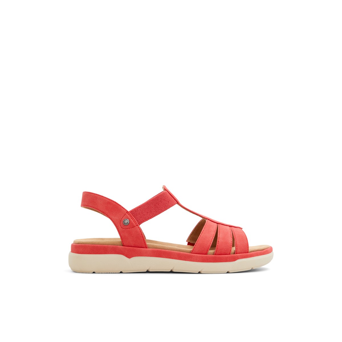 SOLEMATE-Amaria-Sandales à lanières - Platforme - Rouge