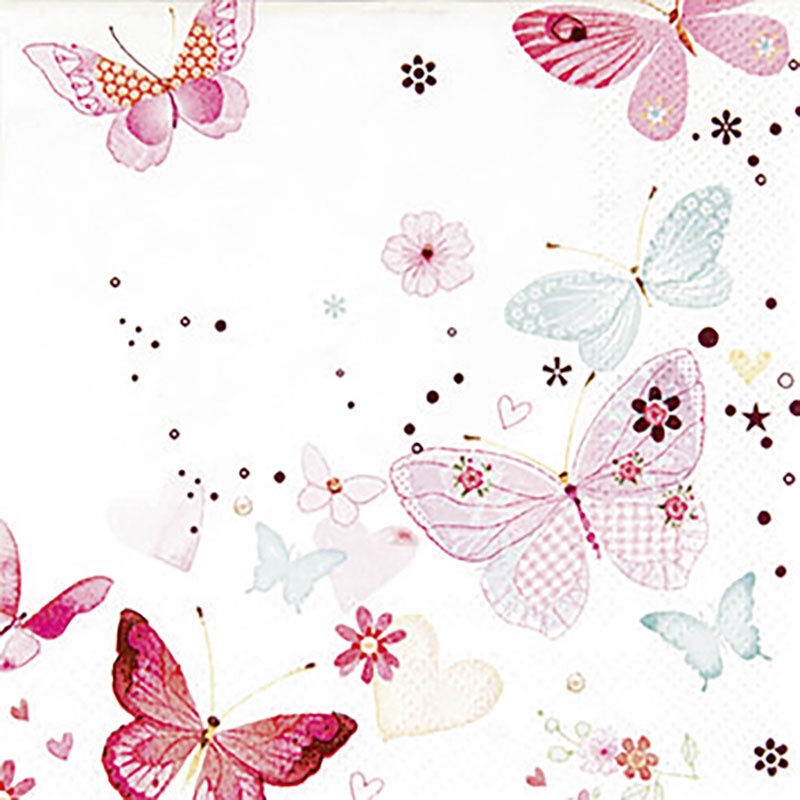Cocktail-Servietten Butterflies