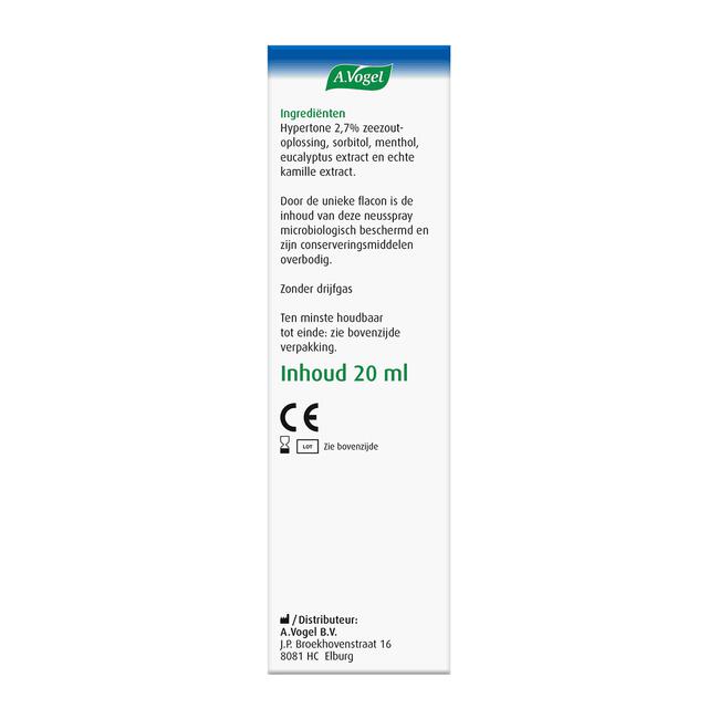 A.Vogel Cinuforce Neusspray Extra Sterk Bij Neusverkoudheid Spray 20 ML