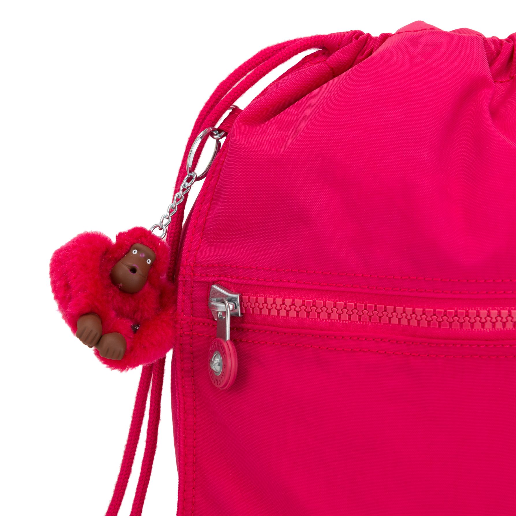 SUPERTABOO Sac moyen avec cordon de serrage - True Pink
