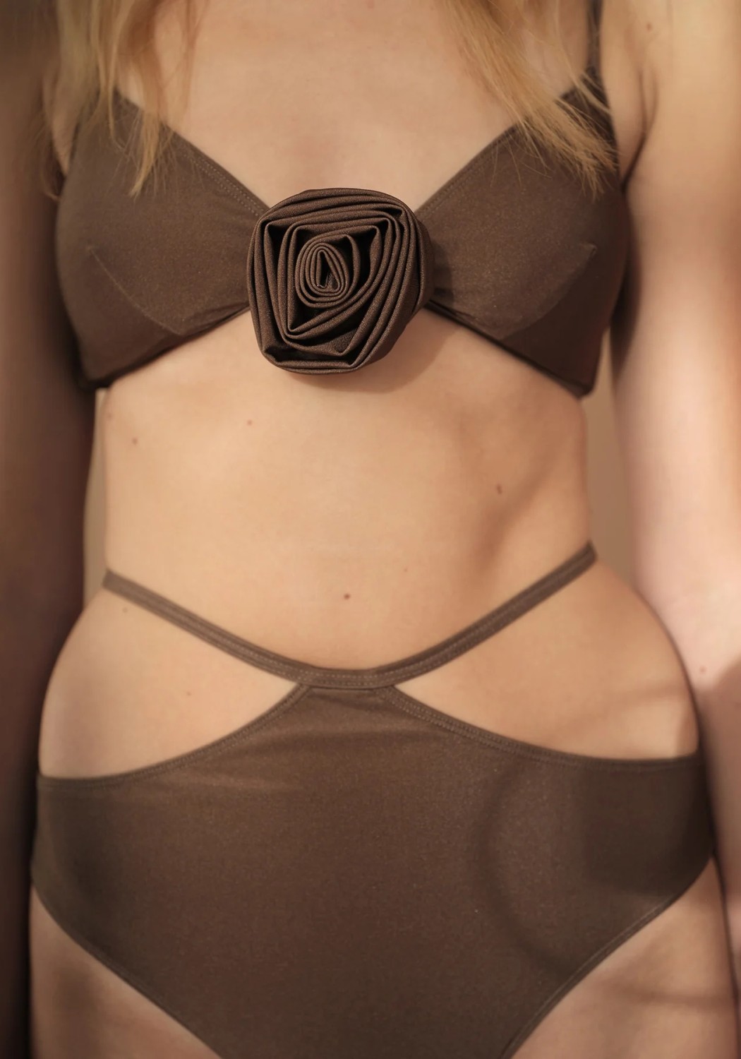 Underprotection Bikini Bra Rose Brown