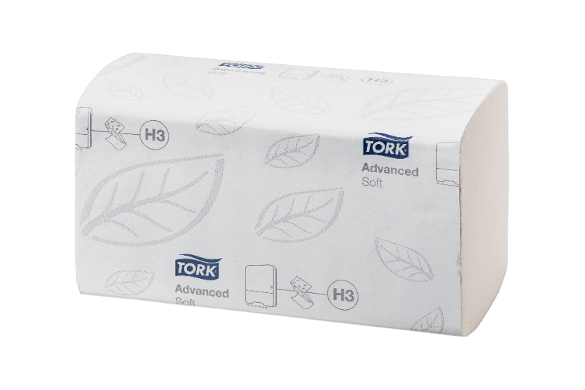 Tork® H3 Soft Singlefold Handdoeken 15x250 vellen Advanced Wit (290143