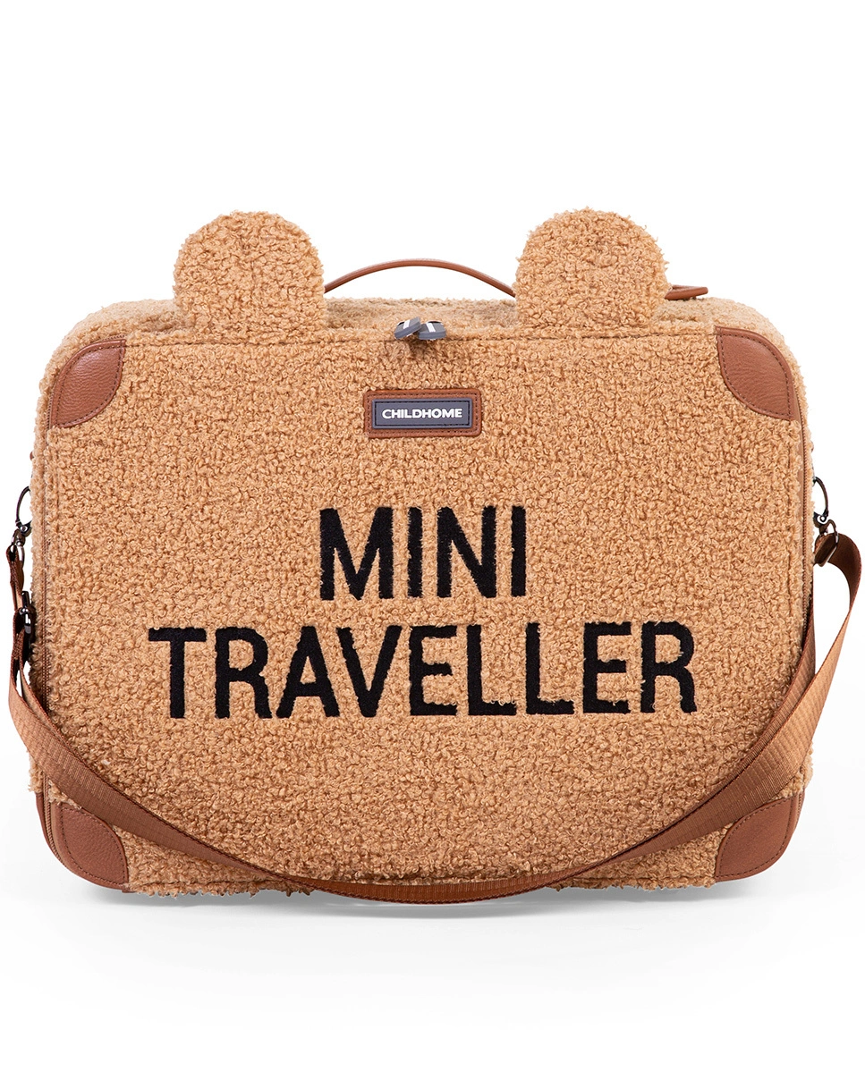 Kinderkoffer MINI TRAVELLER TEDDY (40x30x15) in braun