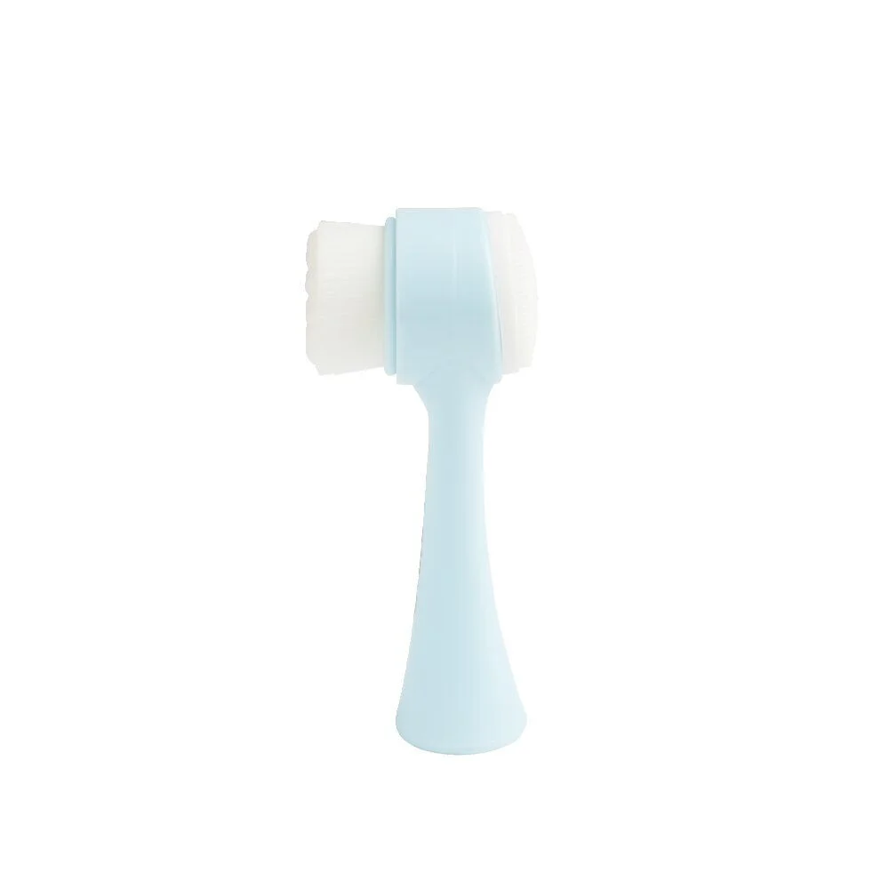 Brosse nettoyante visage double action