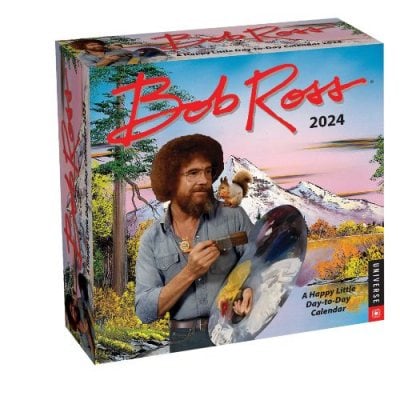 Bob Ross: A Happy Little Day-to-Day 2024 Calendar (Calendar)