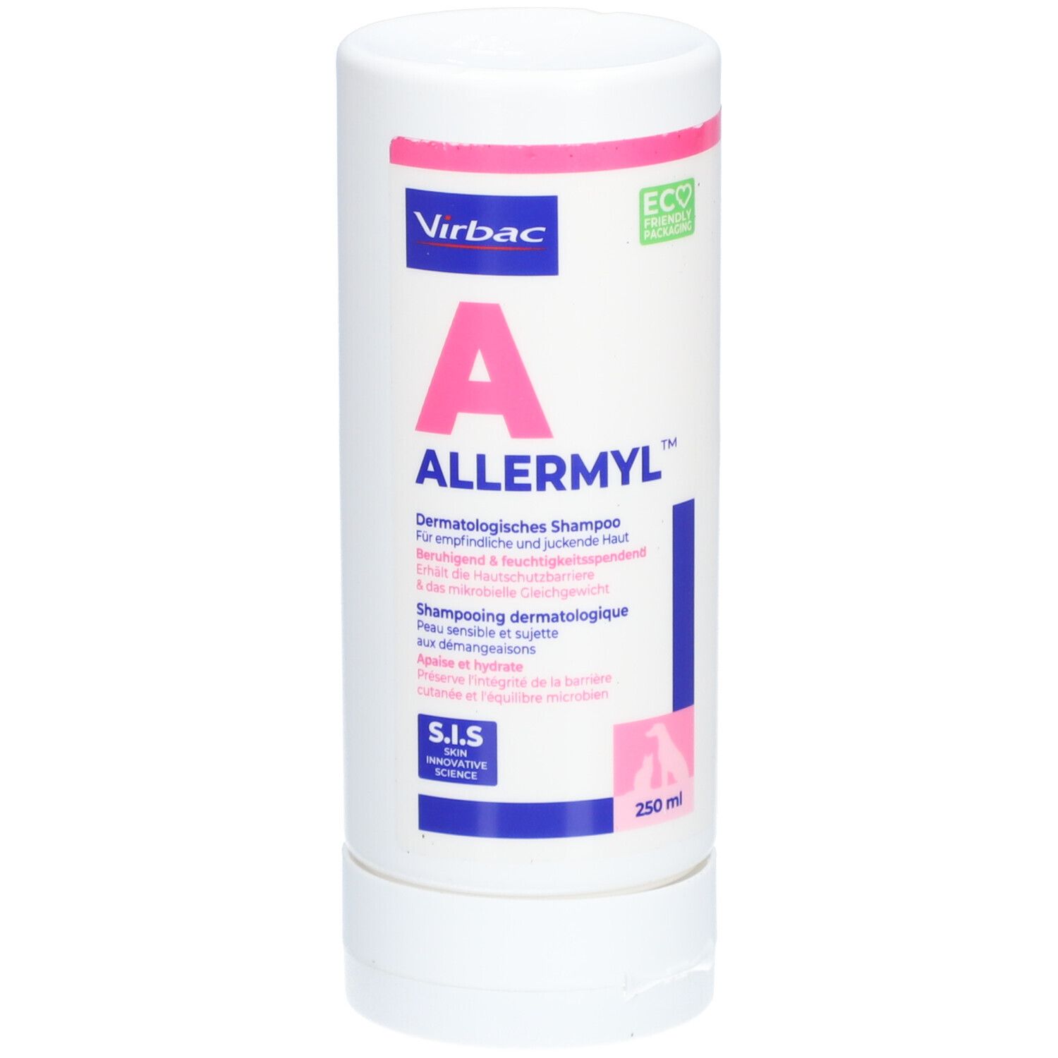 ALLERMYL Shampoo - Dermatologisches Shampoo für Hunde und Katzen