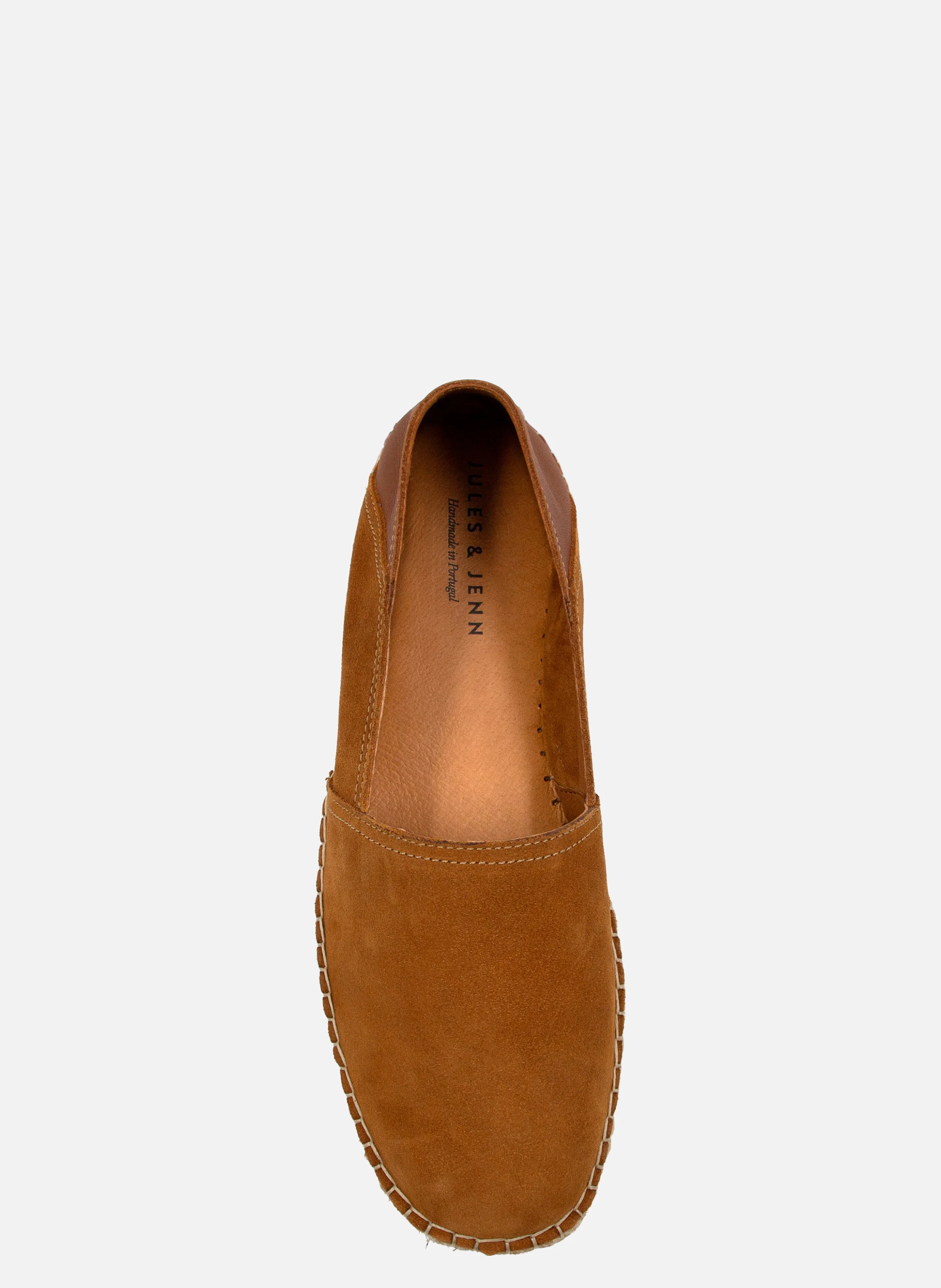 Espadrilles homme cuir daim | Marron