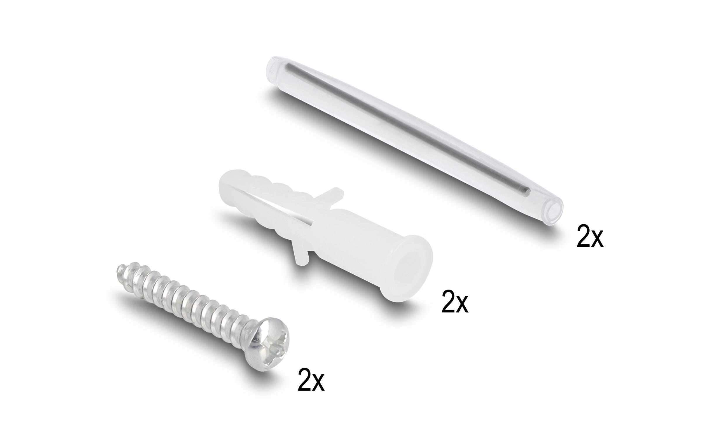 LWL Anschlussdose zur Wandmontage für 2x SC/LCDelock LWL Anschlussdose zur Wandmontage für 2 x SC Simplex oder LC Duplex weiss