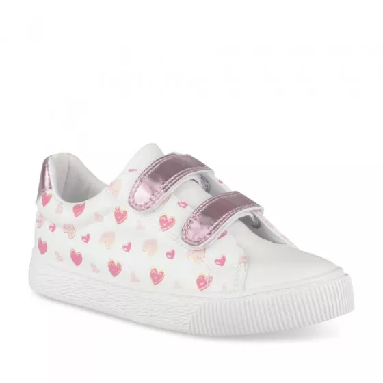 Baskets BLANC LOVELY SKULL