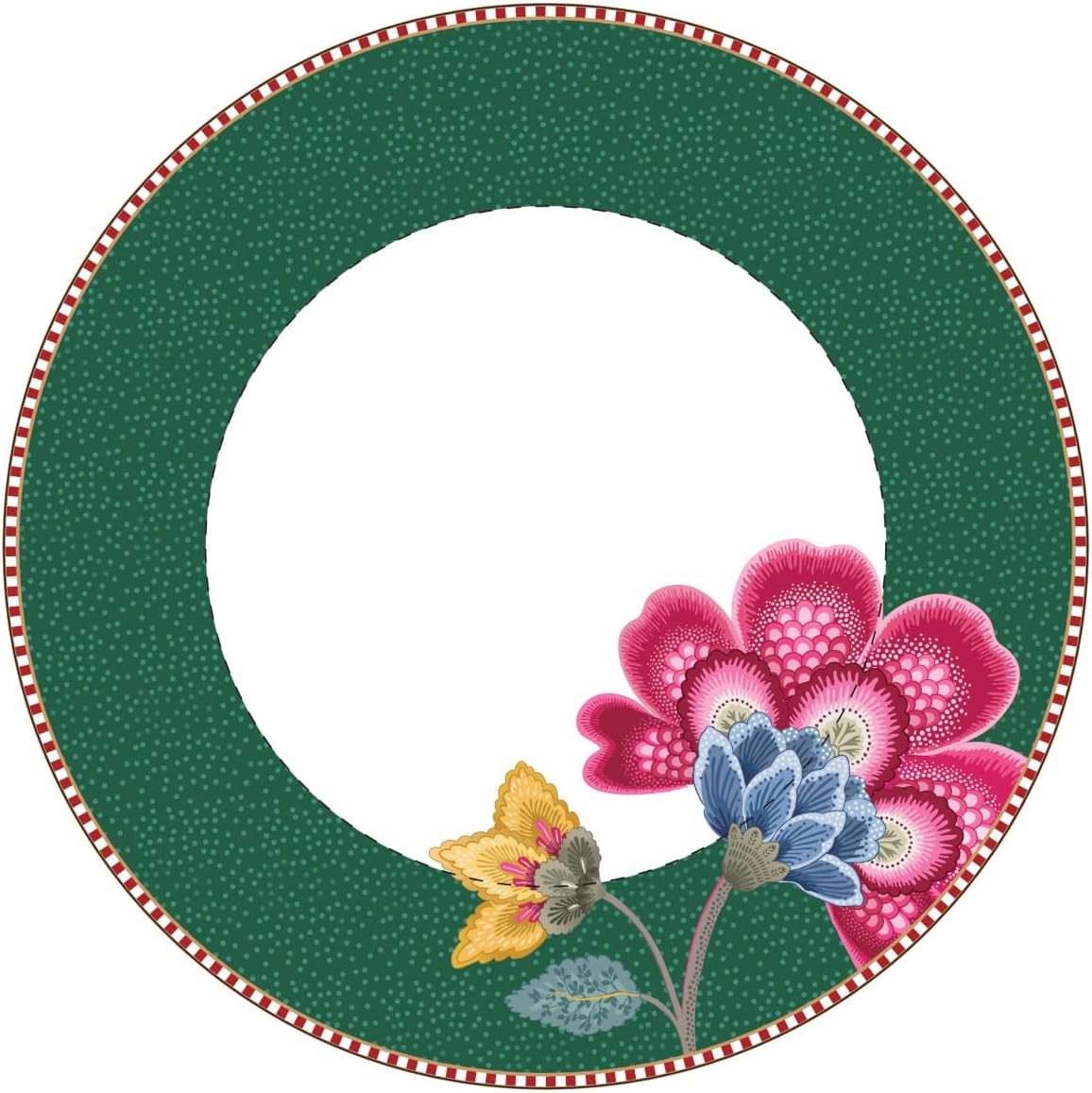 Pip Studio Fantasy Green Teller Set 12tlg