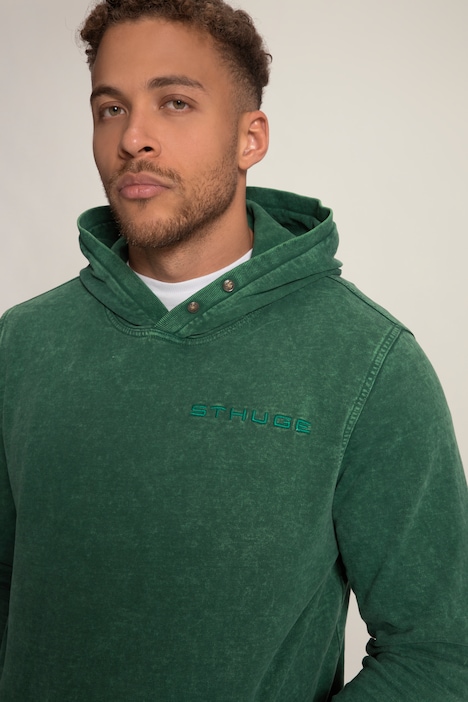STHUGE Hoodie, Vintage Look, Kapuze, Rückenprint, bis 8 XL