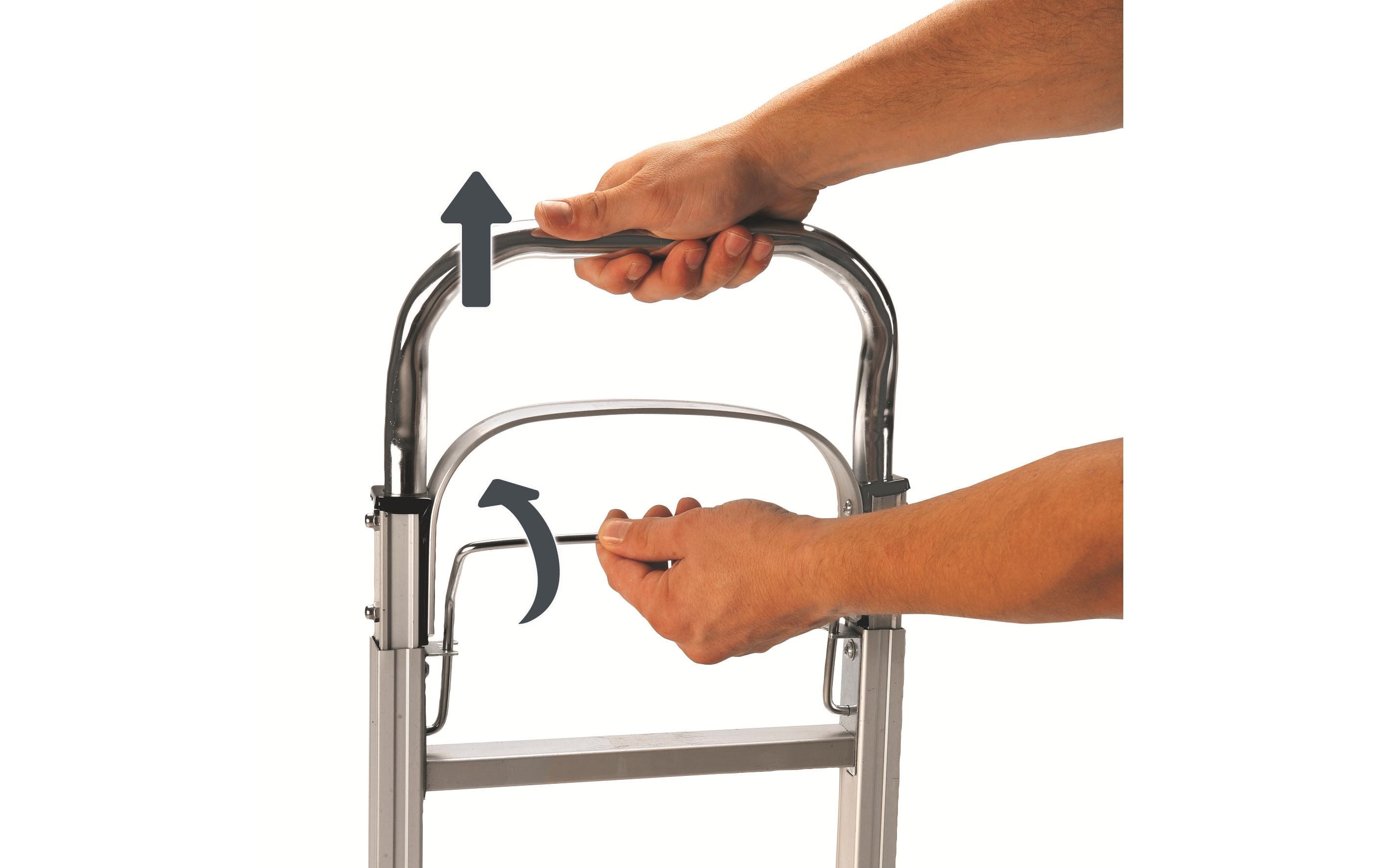 Sackkarre BT-HT 90 kg klappbare AuflageschaufelAluminium-Sackkarre