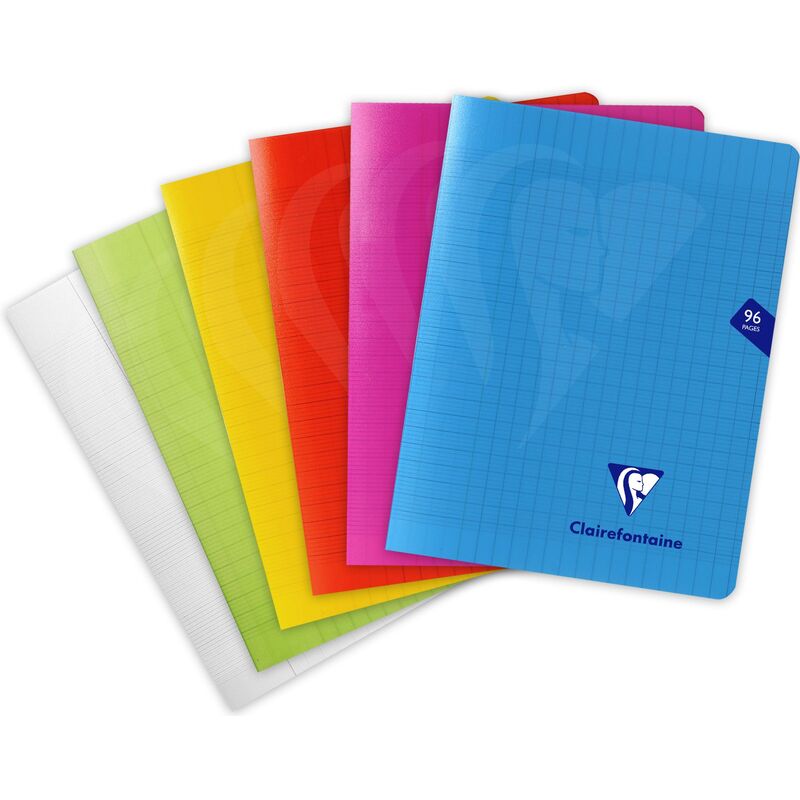 Clairefontaine Schulheft, 170 x 220 mm, seyes, assortiert