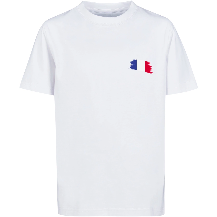 F4NT4STIC T-Shirt France Frankreich Flagge Fahne weiß