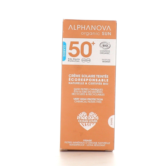Alphanova Sun Crème solaire teintée SPF50+