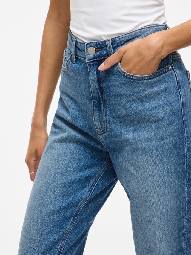 Vila High-waist-Jeans »VIKELLY JAF HW STRAIGHT JEANS-NOOS«