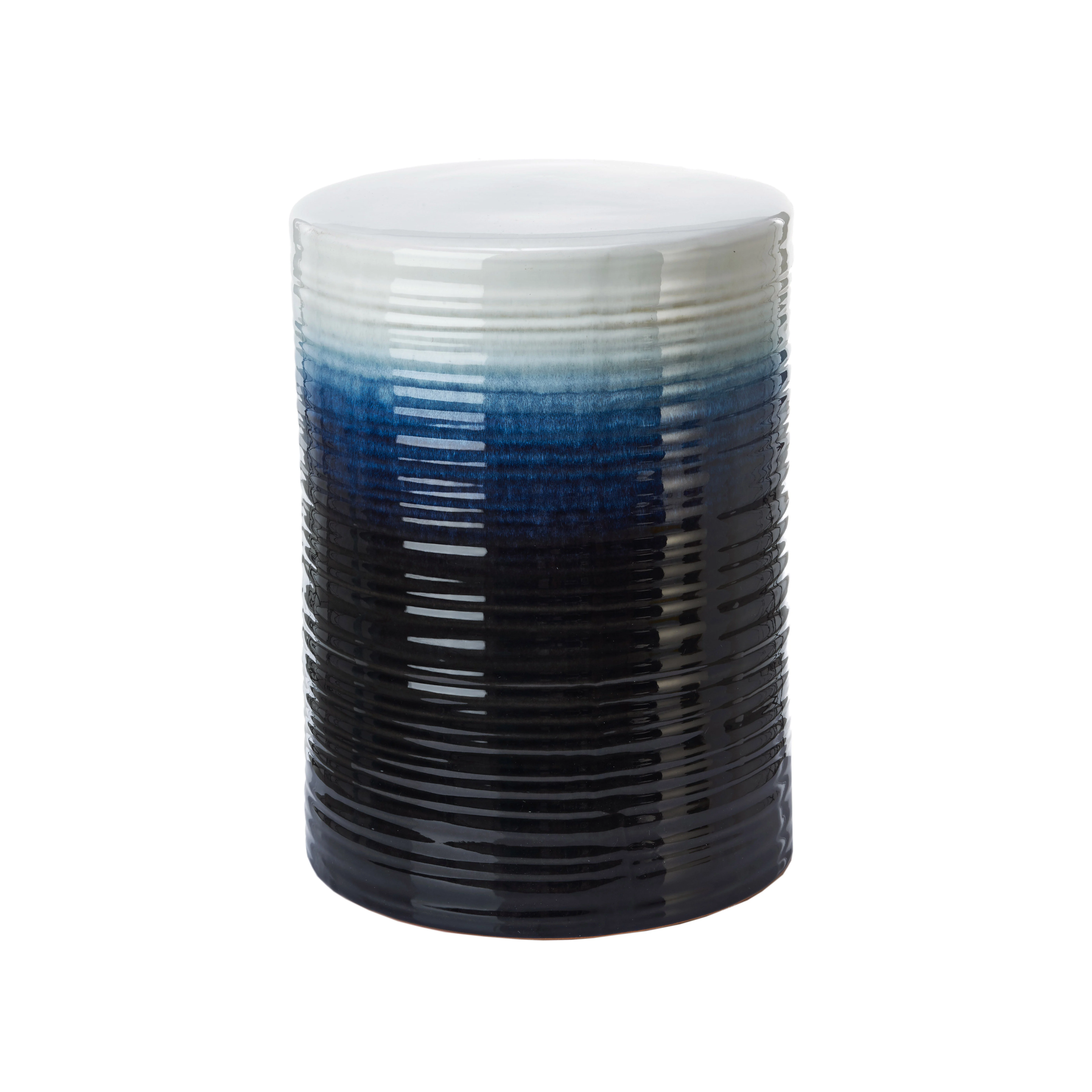 LAGOON - Tabouret céramique | Bleu