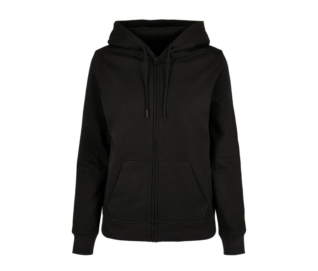 BUILD YOUR BRAND BYB009 - Sweat capuche zippé femme