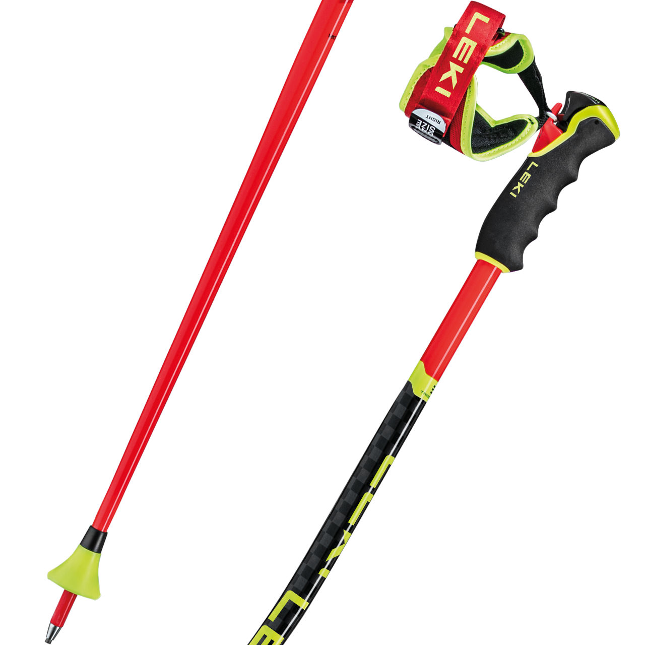 Leki WCR GS 3D bright red/black/neonyellow | Leki Alpin Skistöcke | Leki | L | MARKEN | XSPO
