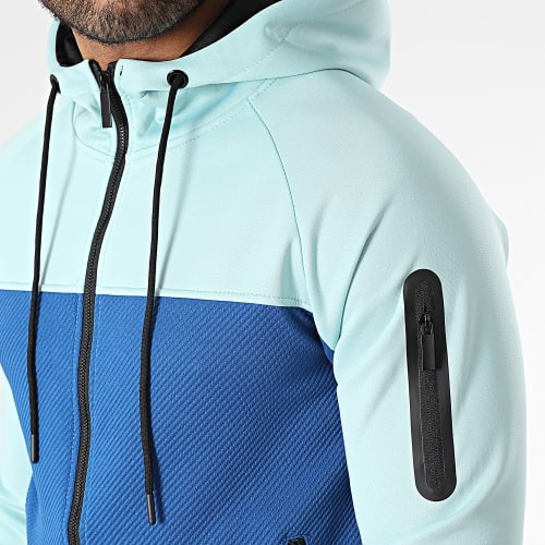 Ensemble De Survetement E379 Bleu Clair Bleu Roi