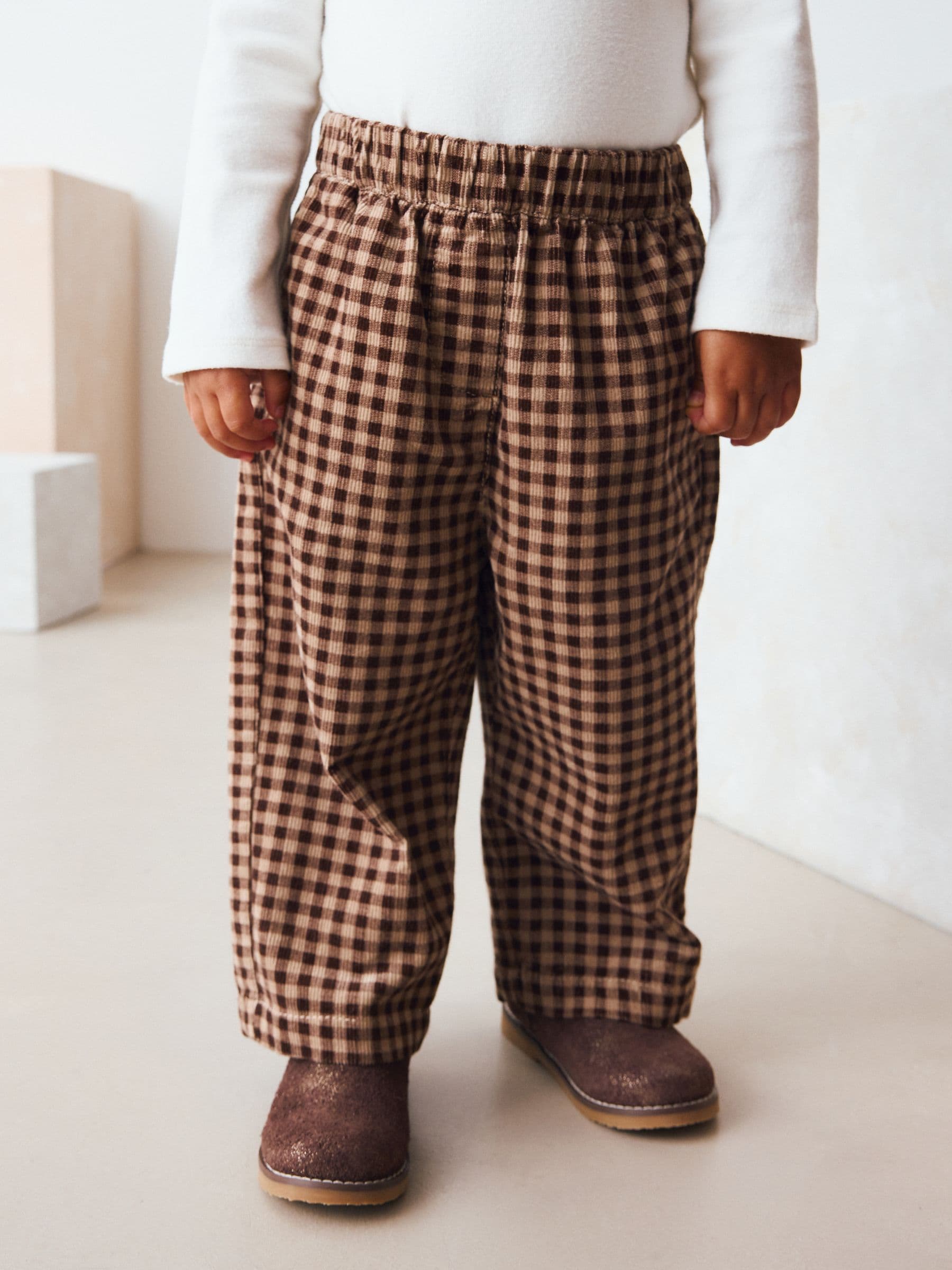 Bruin - Corduroy Gingham Trousers (3mths-7yrs)