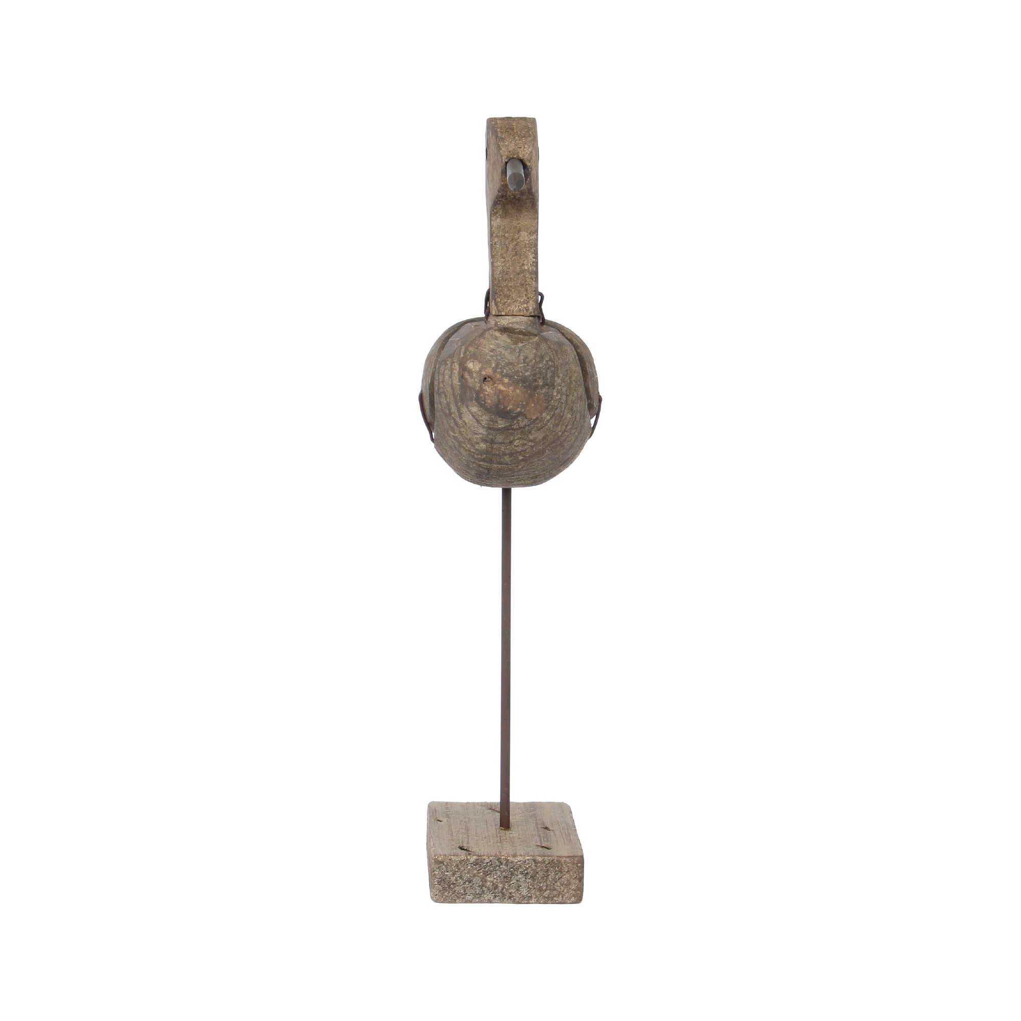 Vogel auf Ständer, natur, H 35 cm, B 27 cm, L 9 cm von fischer's lagerhaus