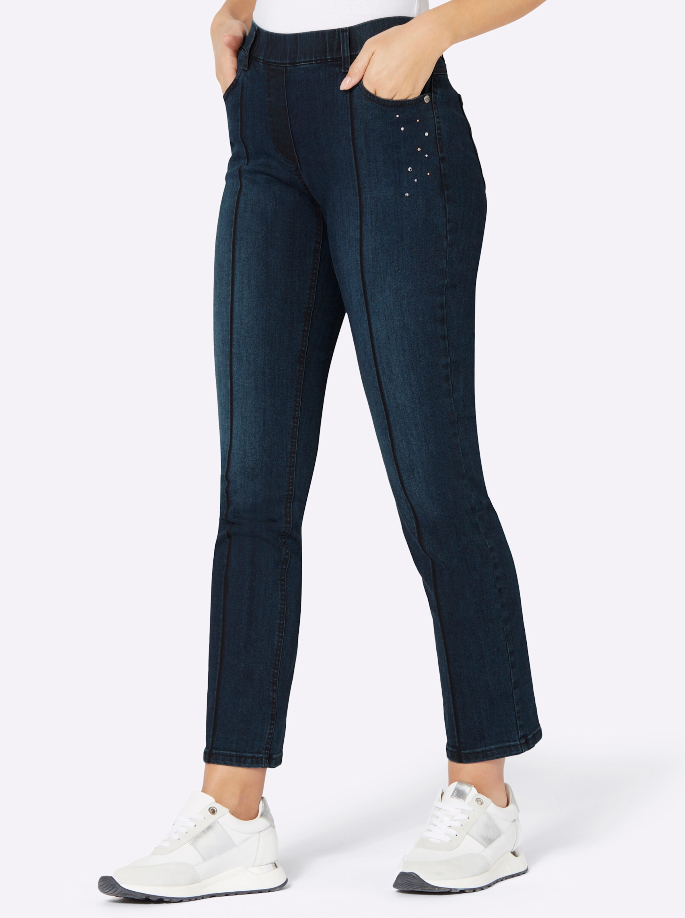 Ascari Edel-Jeans in dark blue