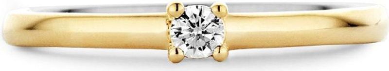 TI SENTO - Milano Ring 1871ZY - Geelgoud - Gerhodineerd Sterling Zilver - Zirconia