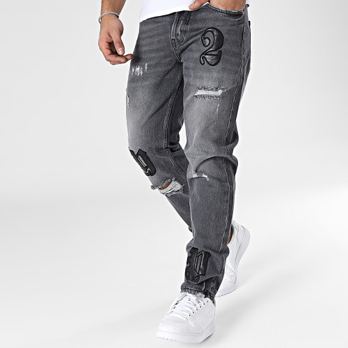 Jean Skinny Gris Anthracite