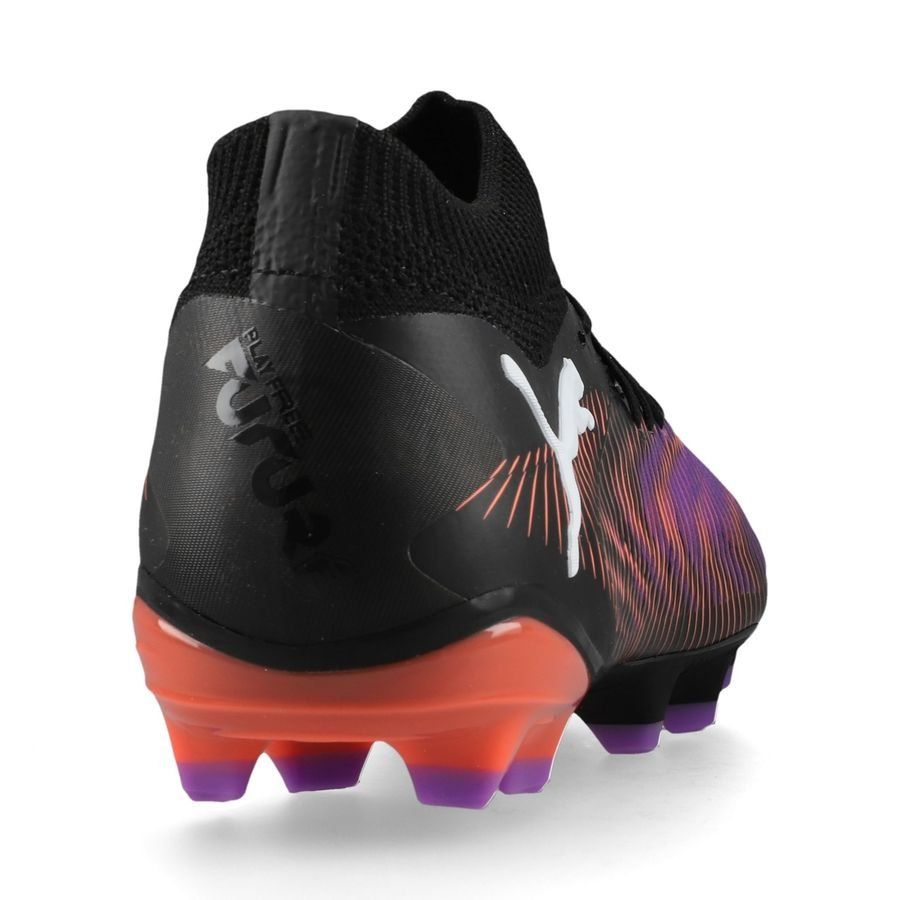 PUMA Future 8 Pro FG/AG Unlimited - Noir/Blanc/Glowing Red Femme