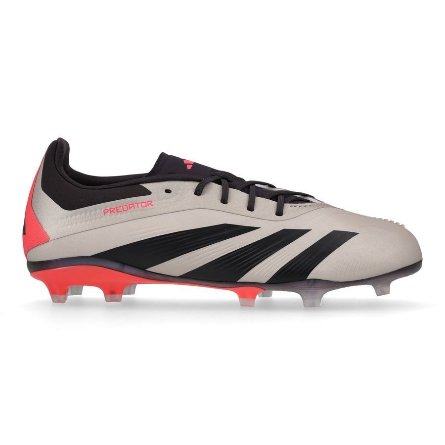 adidas Predator Elite FG Vivid Horizon - Argenté/Aurora Black/Turbo Enfant