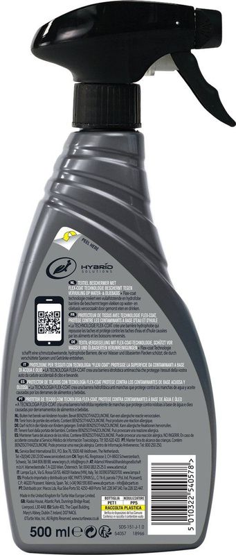 Turtle Wax - Hybrid Solutions Fabric Protector - 500ml - Vlekafstotende Coating