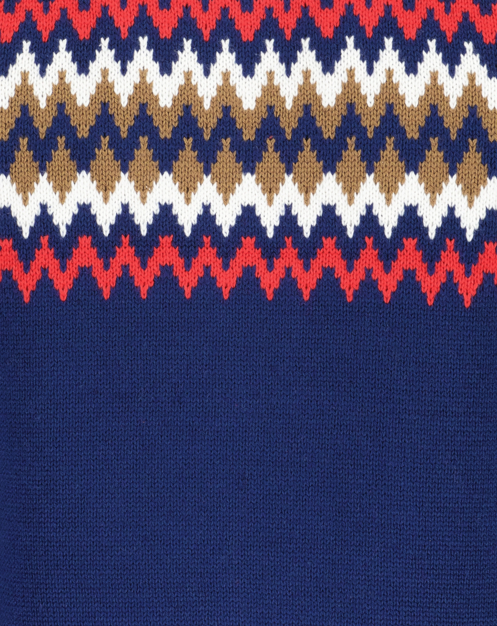 Strickpullover TROYER ZIG ZAG in ultramarin