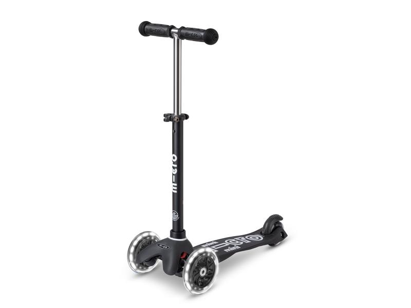 Micro Mobility Kickboard Mini Micro Deluxe Eco Schwarz Kids Scooter aus recycelten Fischernetzen