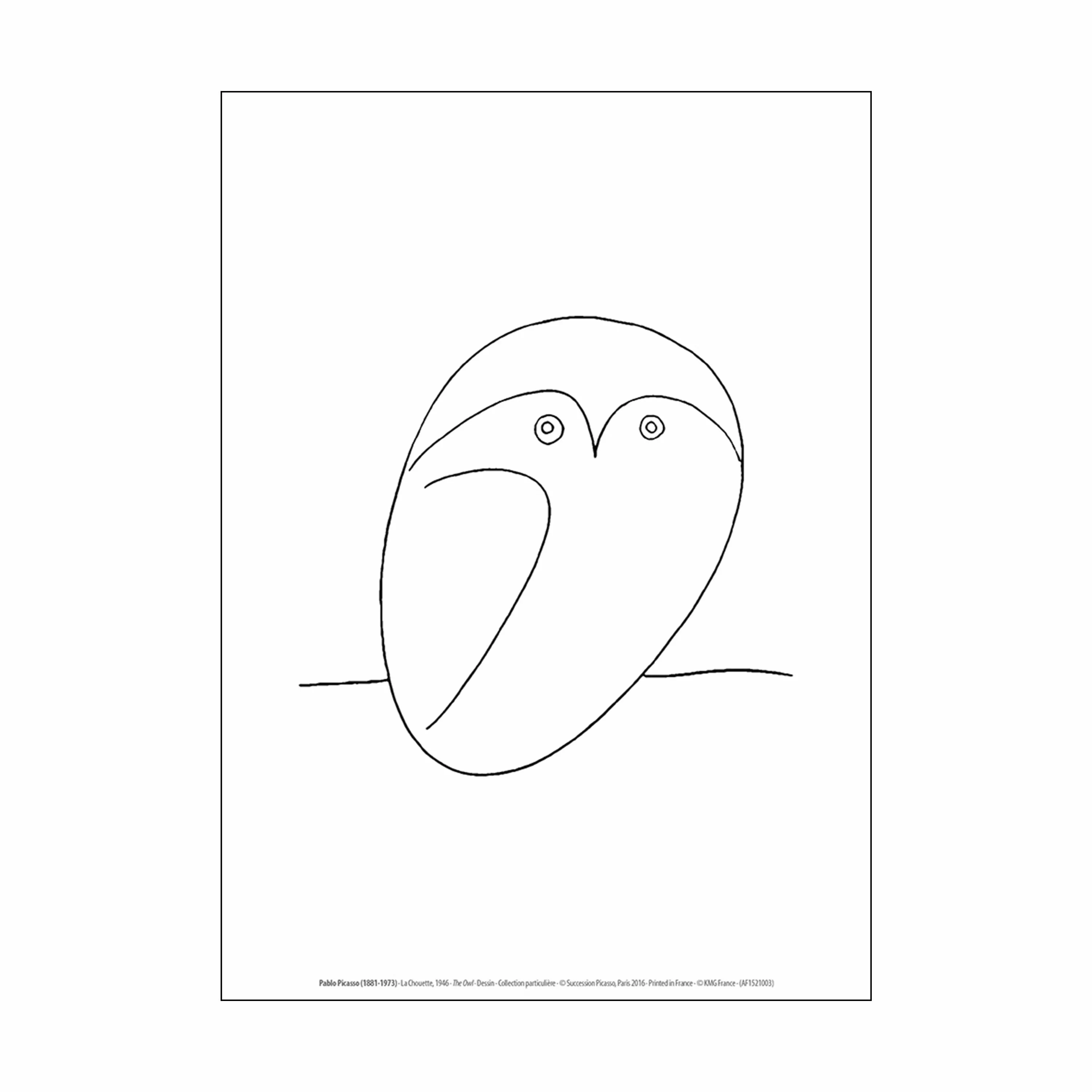 Poster&Frame Picasso plakat - Chouette