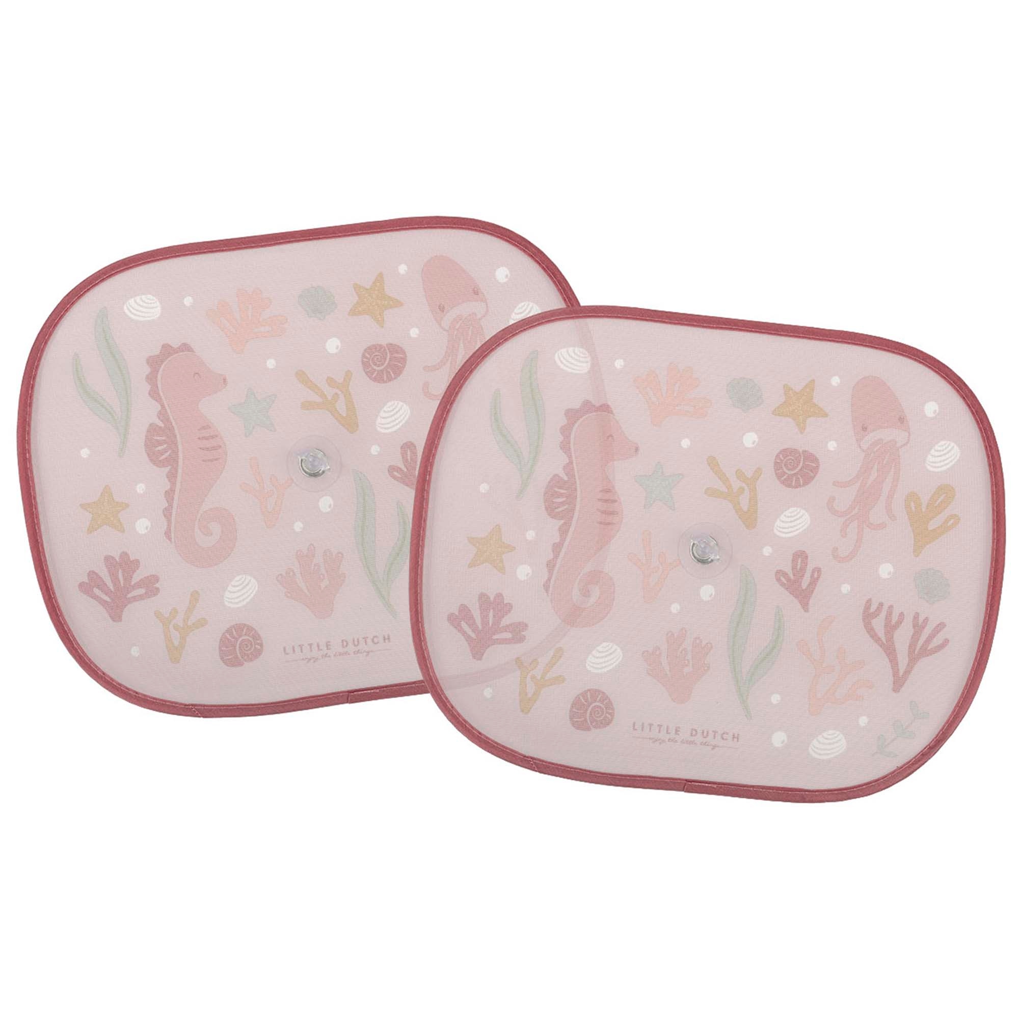 Little Dutch Ocean Dreams zonneschermpjes Pink - zonneschermen - Prénatal
