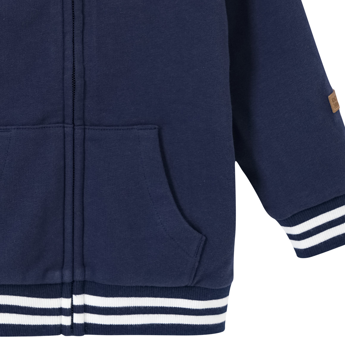 Topomini Baby Sweatjacke aus Bio-Baumwolle dunkelblau