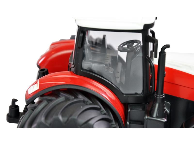 Amewi Traktor mit Viehtransporter RTR, 1:24 Ferngesteuerter Traktor mit Licht und Sound