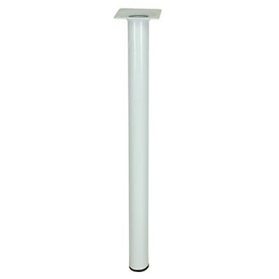 Pied de table Diall ø30 x H. 700 mm blanc