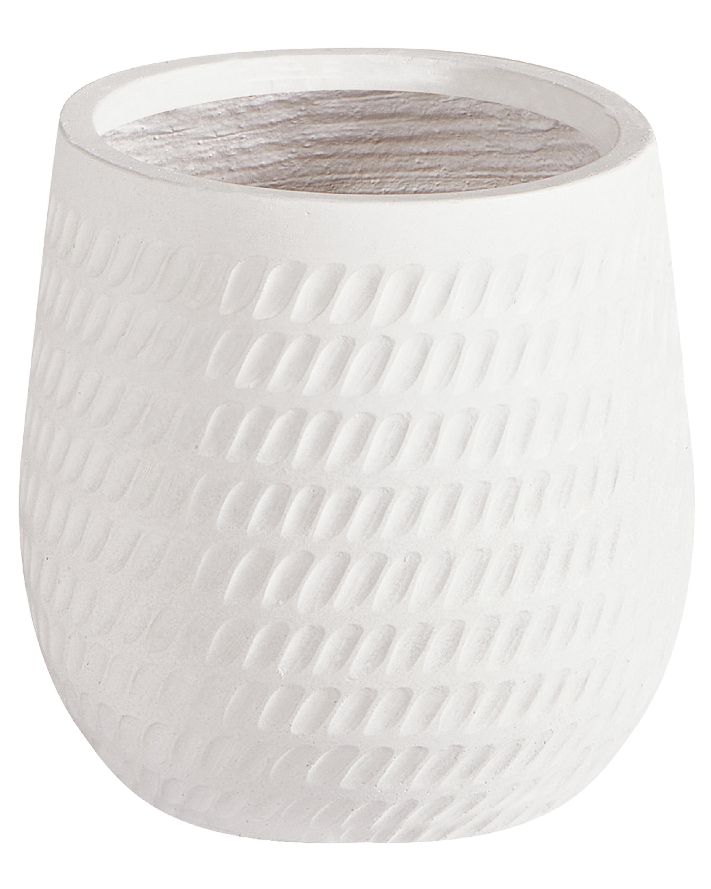 Bloempot LIVADIA 20 cm Gebroken wit