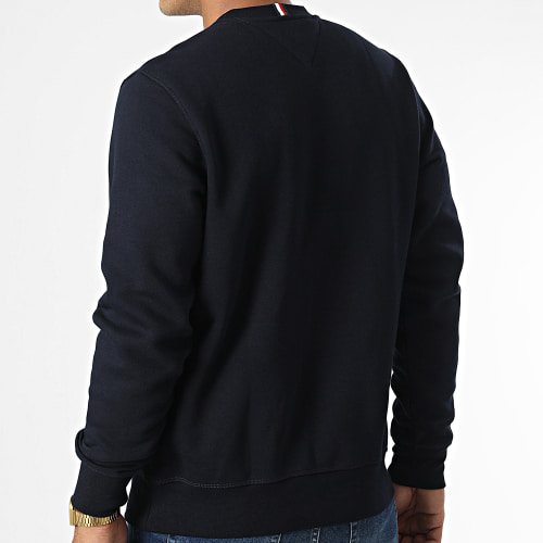 Sweat Crewneck Modern Varsity 8755 Bleu Marine