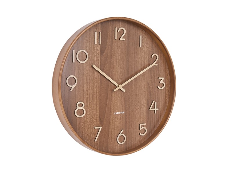 Wall Clock Pure Medium KA5809DW Dark wood