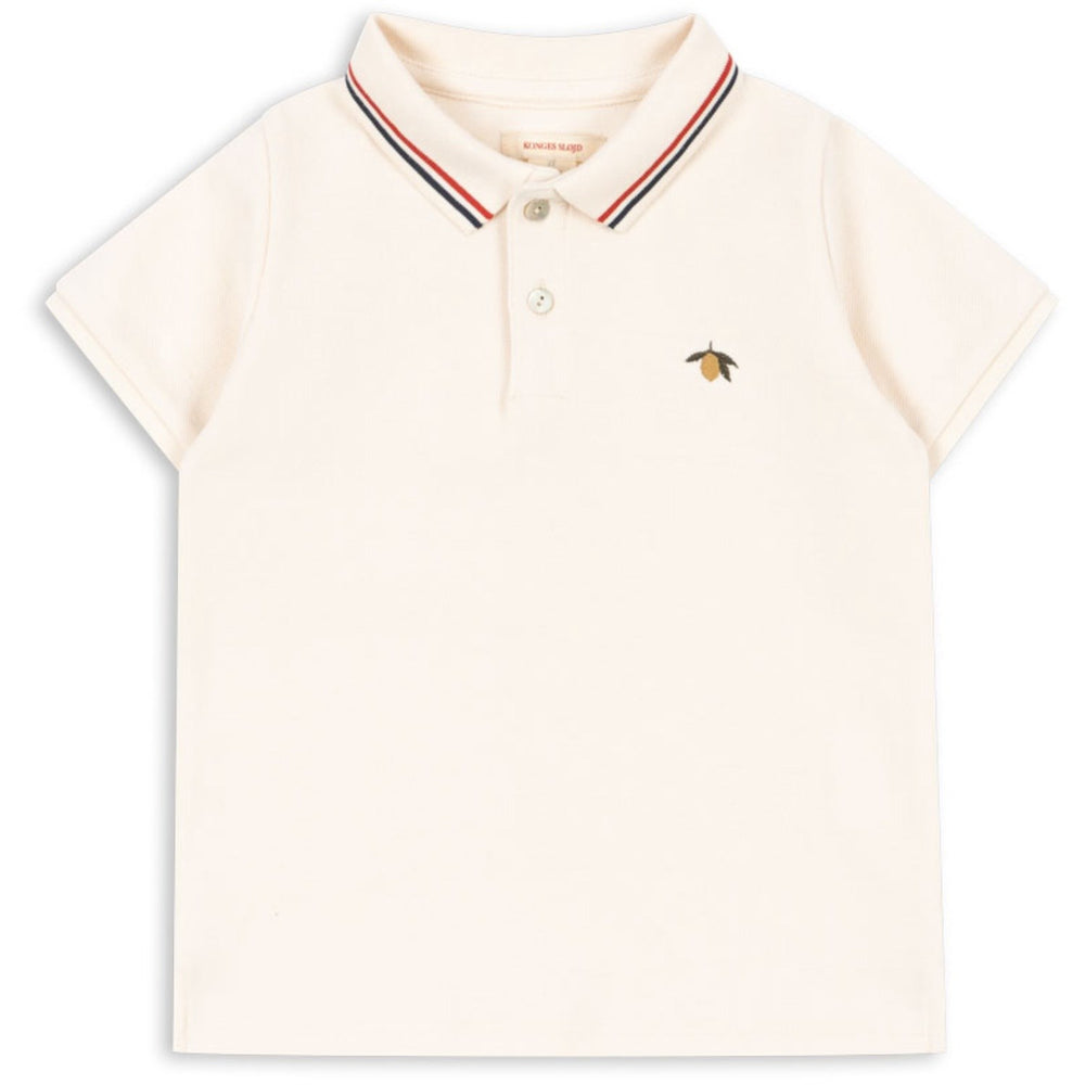Køb Konges Sløjd Antique White Florian Polo Skjorte Gots