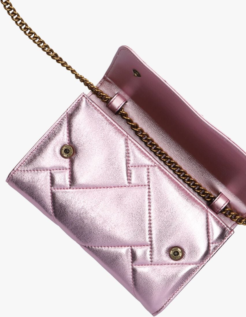 KURT GEIGER LONDON roze kurt geiger london portemonnee kensington quilt wallet