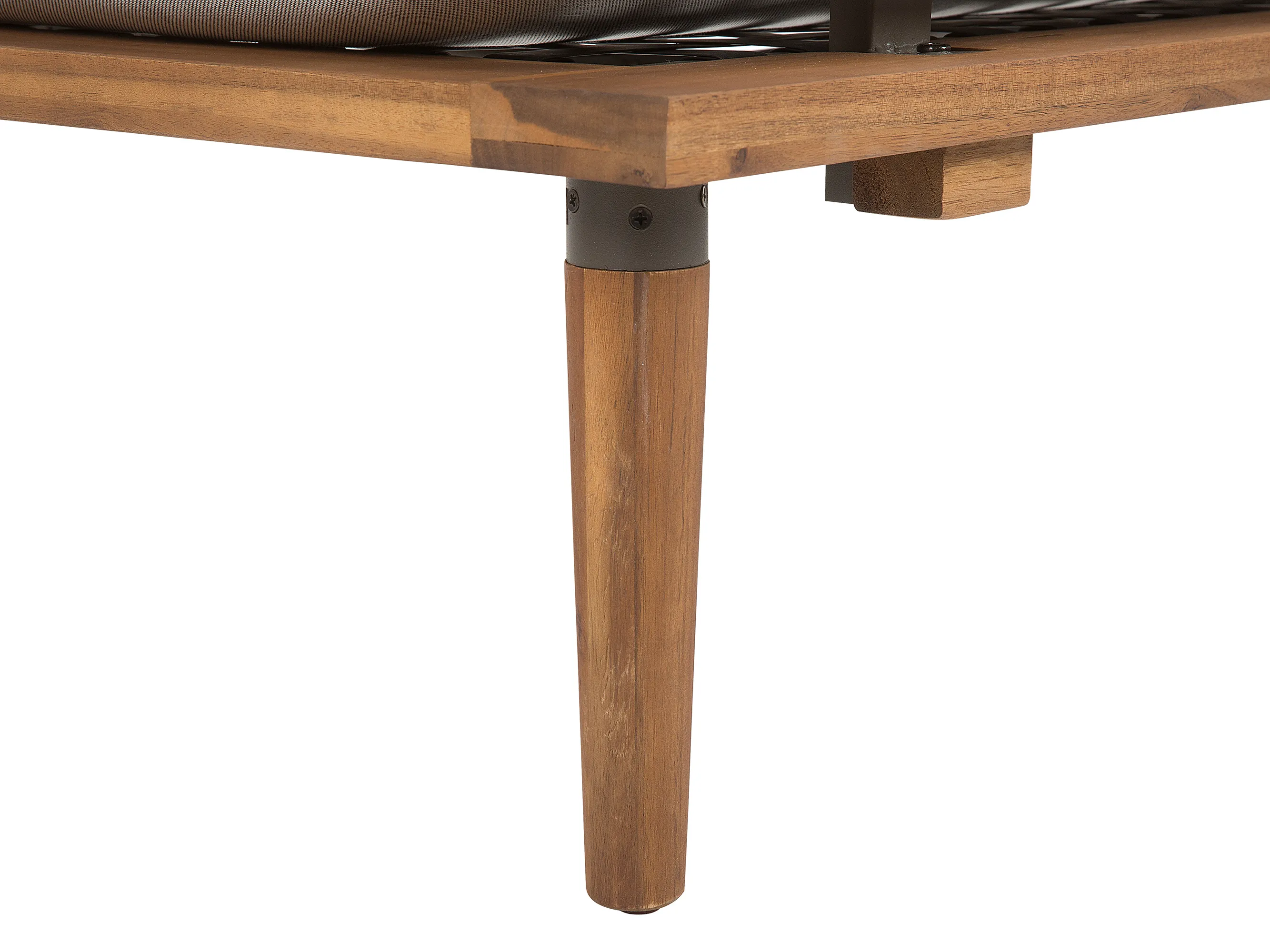 Loungeset met tafel 4-zits FRASCATI modulair Gecertificeerd acaciahout Lichtgrijs