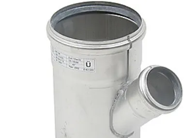 Blücher gr.rør 45gr.110-50mm - strømlinet RF . AISI 316L.Syrefast stål