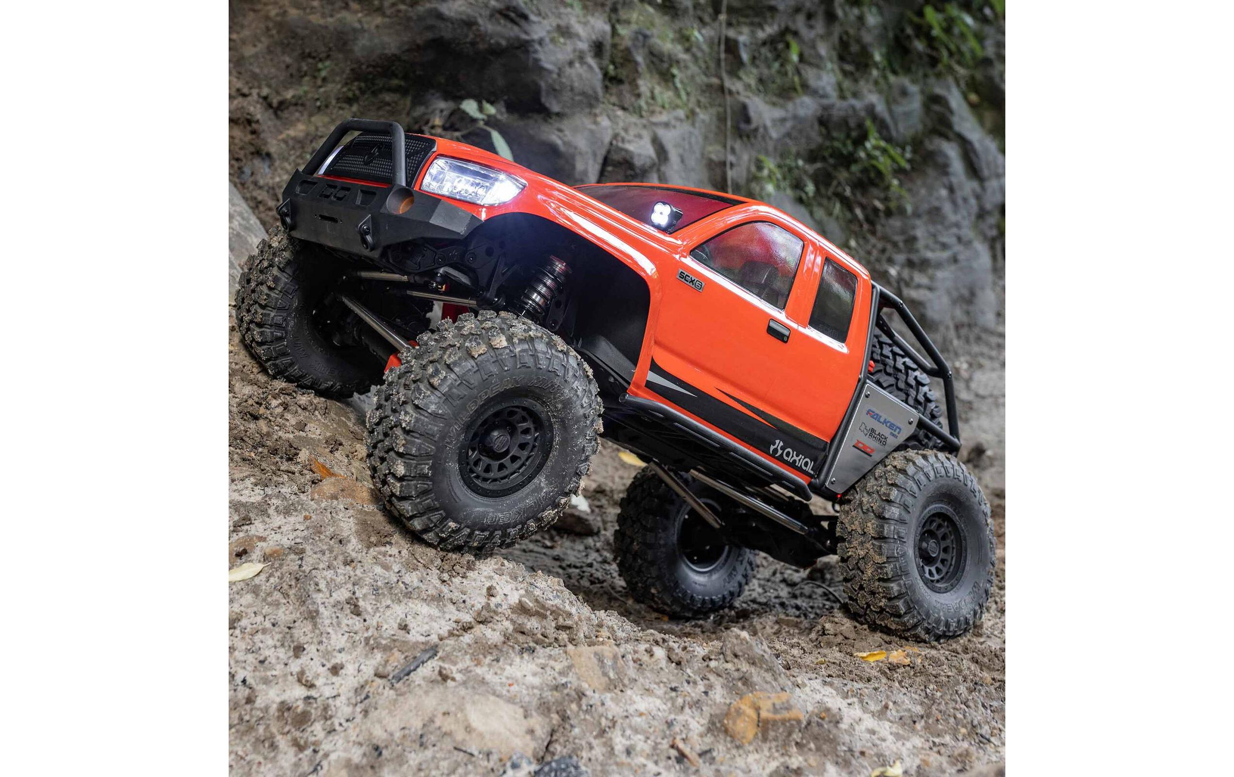 Rock Crawler SCX6 Trail Honcho 4WD Rot, ARTR, 1:6<br>Grosser Rock Crawler mit leistungsstarken Spektrum Komponenten